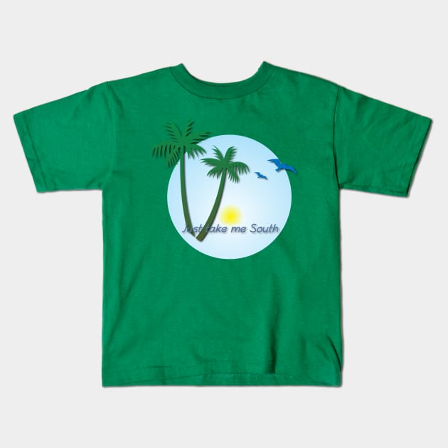 Take Me South Kids T-Shirt by DuskandDawn